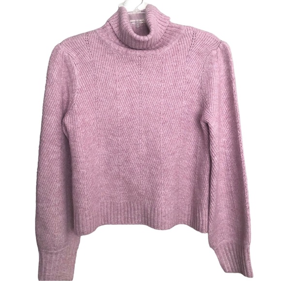 Lulu's Lavender Knit Turtleneck Sweater Long Sleeve Oversized Size S NEW - Picture 5 of 8